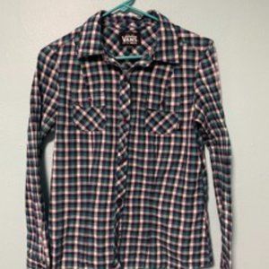 Vans Kids Button Up Dress Shirt